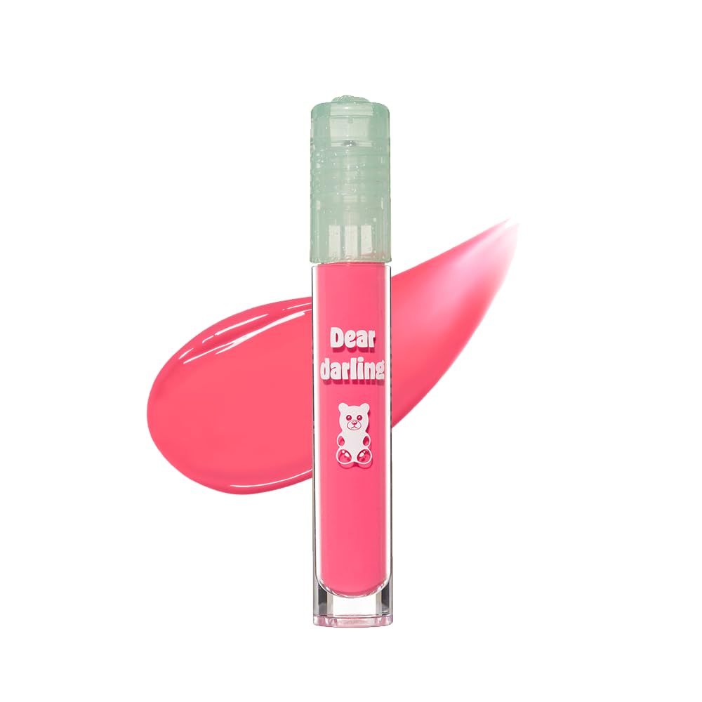 ETUDE Dear Darling Water Gel Tint Berry Banana Pink / Lip Lipstick Lip Tint Heisei Retro Vivid Color Long Lasting High Pigmentation Jelly Pang Collection 1 piece