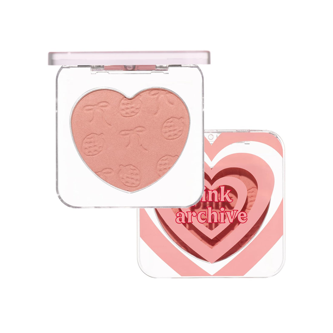 ETUDE Official Heart Flutter Blusher Cheek Pink Matte Christmas Set