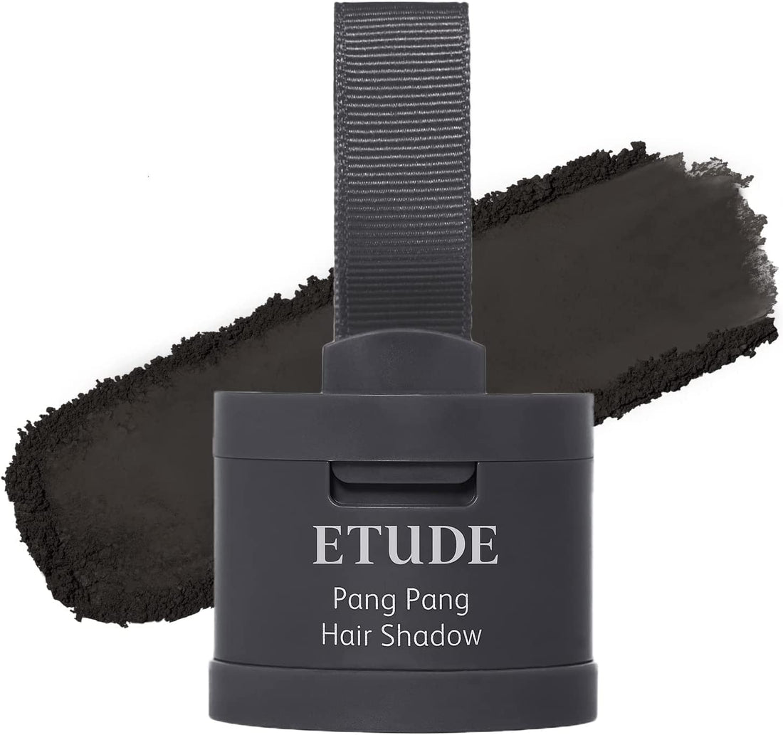ETUDE Official Pom Pom Hair Shadow Natural Black / Waterproof / Face Slimming Makeup / Hairline &amp; Thinning Hair / Hairline Powder 1 piece (x 1)