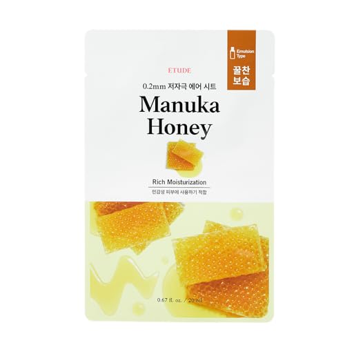 ETUDE 0.2 Air Fit Mask Manuka Honey 1 Sheet Hydrating Sheet Mask