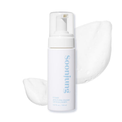 ETUDE Whip Cleanser for Sensitive Skin 150ml with Organic Ingredients