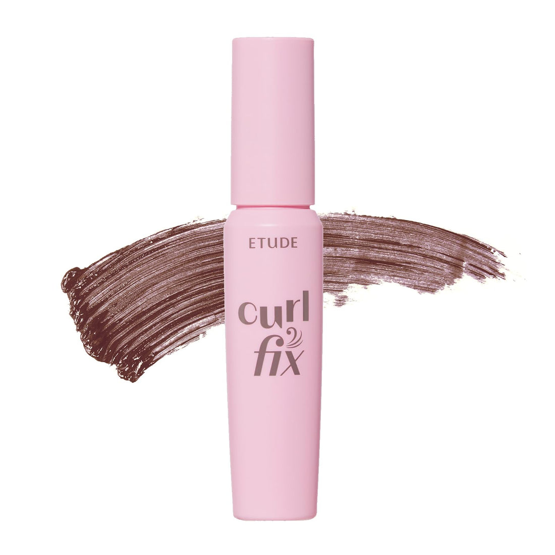 ETUDE Curl Fix Mascara, Waterproof Curl Hold, Mauve Brown, Trial Mini Size 4g