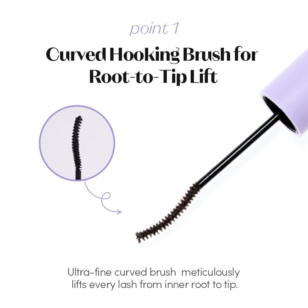 ETUDE Curl Fix Mascara Skinny Waterproof 3g for Defined Lashes