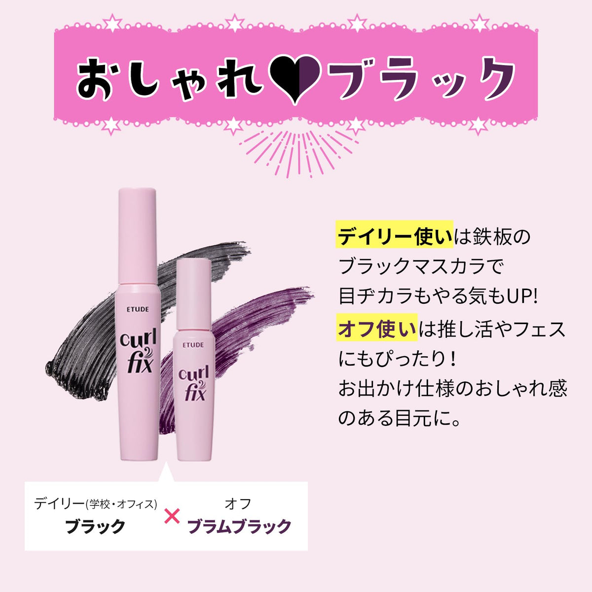 ETUDE Curl Fix Mascara Waterproof Mini Size 4g