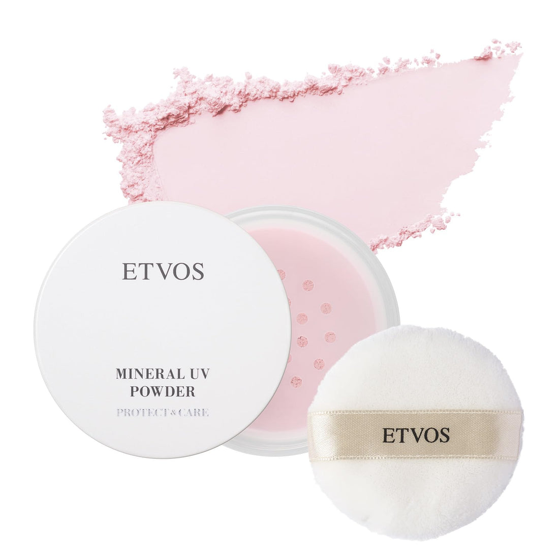 ETVOS Mineral UV Powder Pale Lavender SPF50 PA++++ for Japanese Skincare