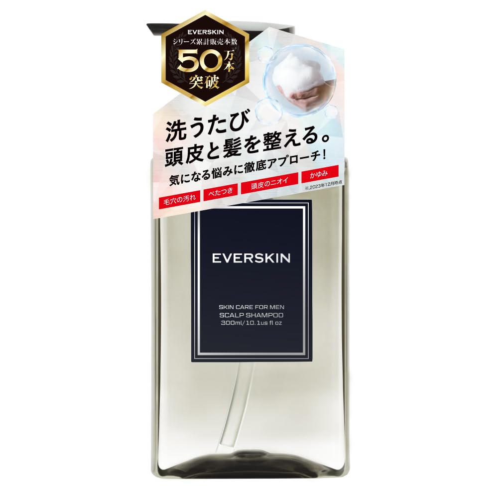 EVERSKIN Rich Foam Scalp Shampoo 300ml for Men