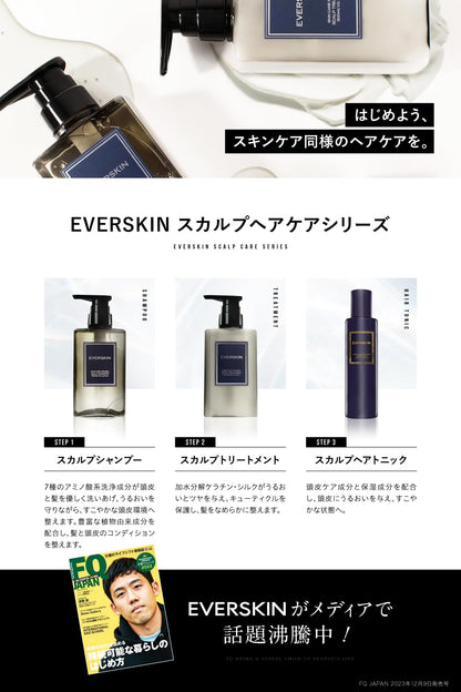 EVERSKIN Rich Foam Scalp Shampoo 300ml for Men
