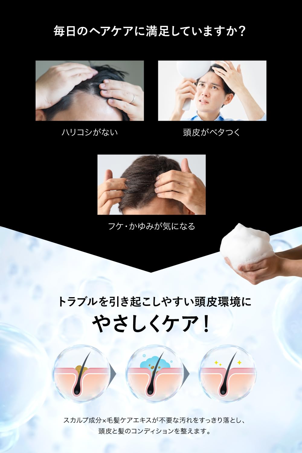 EVERSKIN Rich Foam Scalp Shampoo and Treatment Set 300ml