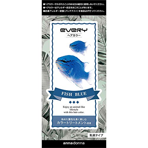 EVERY Hair Color Fish Blue, 3-Piece Assortment