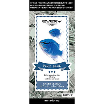 EVERY Hair Color Fish Blue, 3-Piece Assortment