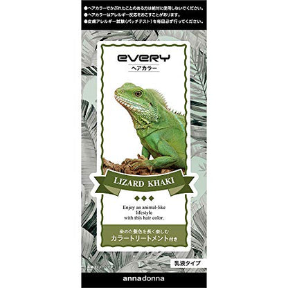 EVERY Coloration capillaire Lizard Khaki 40 g + 80 ml + 50 g
