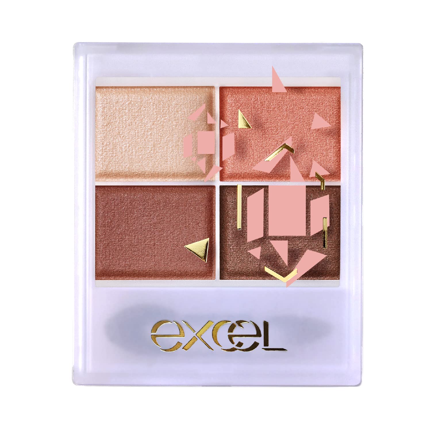 excel Palette de fards à paupières SR11 Brun Brique 6g