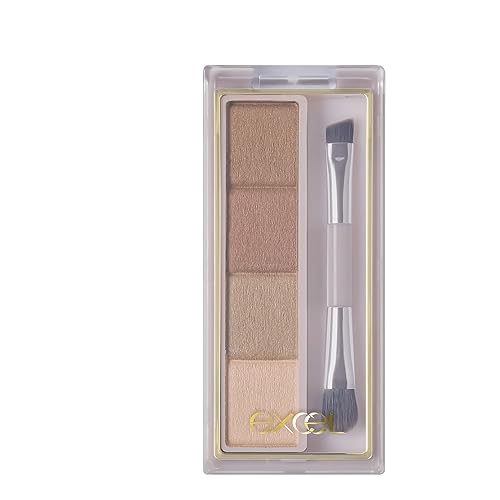 excel Poudre à sourcils Color Edit EP03 Beige Automnal 4 couleurs