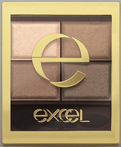excel Palette de fards à paupières SR04 Smoky Brown 4 teintes
