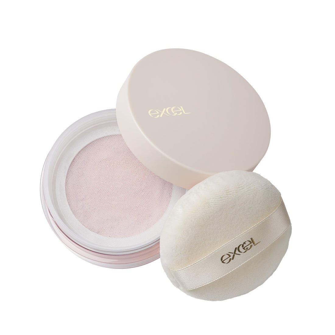 excel Extra Rich Serum in Powder EX03 Shimmer Pink Face Powder