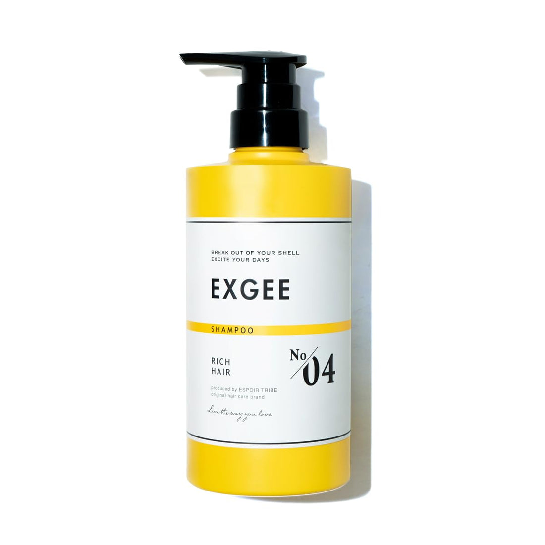 EXGEE Shampoo 400ml White Musk Fragrance Japanese Hair Care
