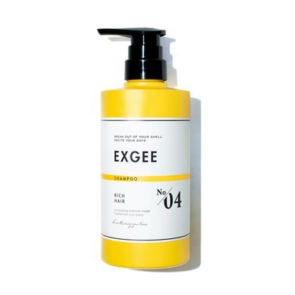 EXGEE Shampoo 400ml White Musk Fragrance Japanese Hair Care