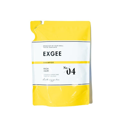 EXGEE Shampoo Refill 360ml with White Musk Fragrance