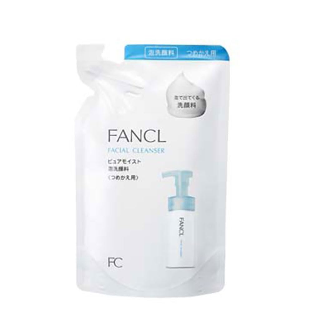 FANCL Pure Moist Foam Cleanser Refill 130mL Gentle Japanese Skincare