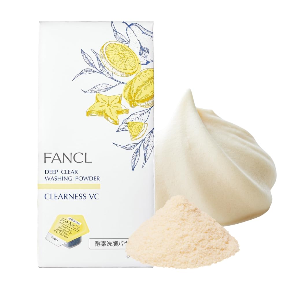 FANCL Deep Clear Cleansing Powder with Herbal Citrus Scent 30 Pack