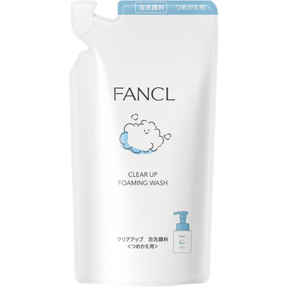 FANCL Clear Up Foaming Facial Cleanser Refill 170mL for Japanese Skincare