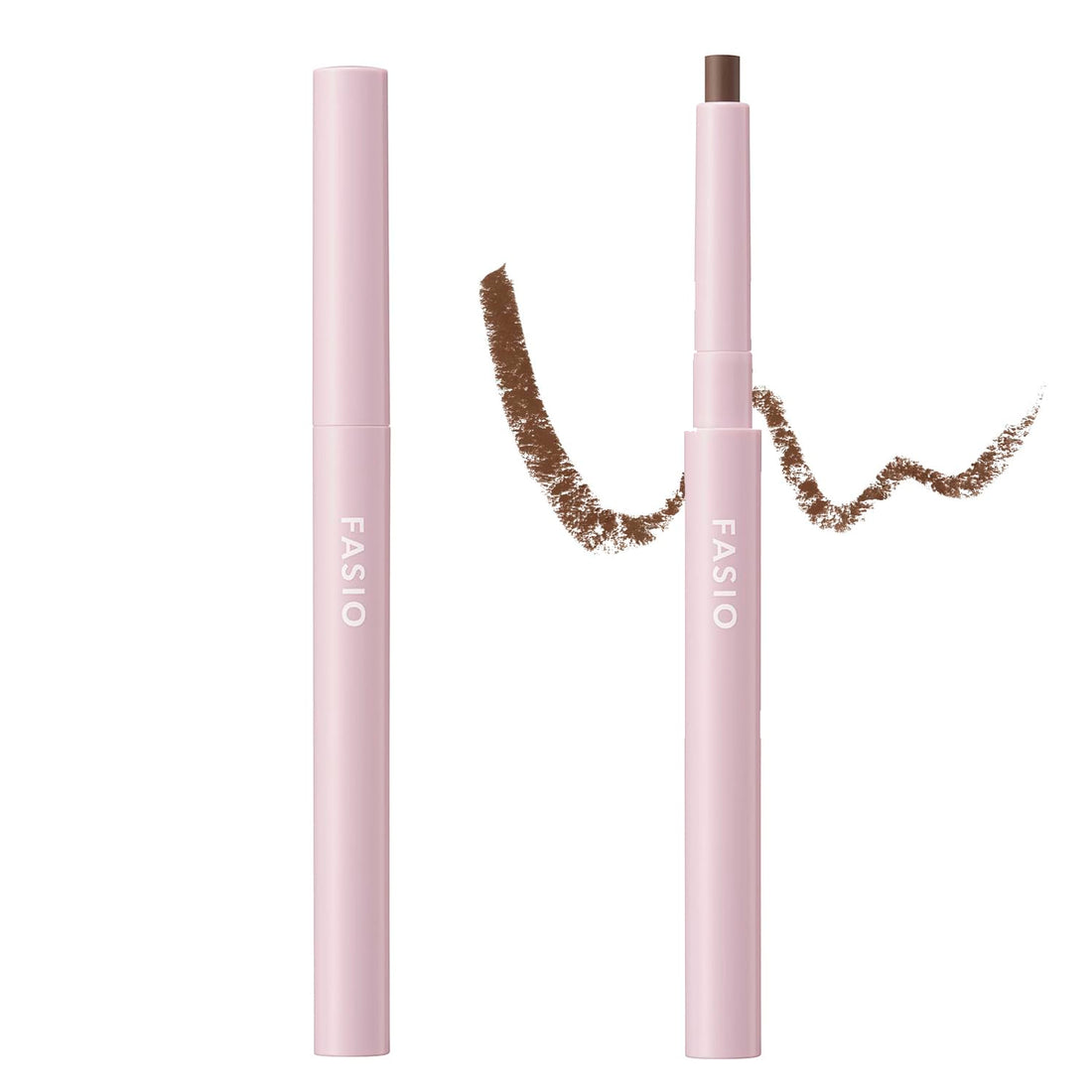 FASIO Waterproof Eyebrow (Thick Round Core) 02 Brown 0.7g Eyebrow Pencil Long-lasting