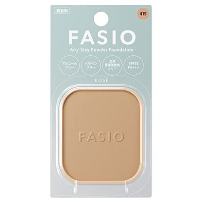 FASIO Airy Stay Powder Foundation 415 Healthy Ocher 10g