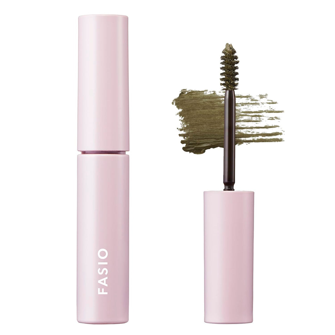 FASIO Eyebrow Mascara Olive Brown 4g Waterproof for Defined Brows