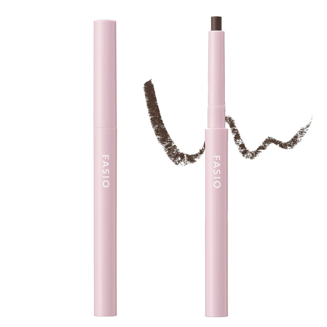 FASIO Waterproof Eyebrow Pencil Thick Round Tip 01 Gray 0.7g