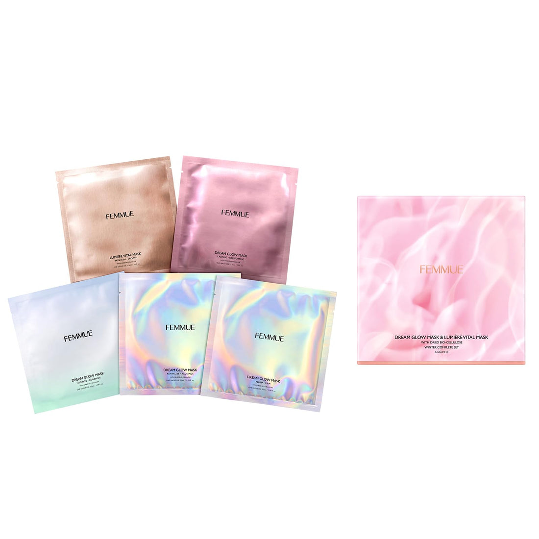 FEMMUE Winter Complete Set 2025 Sheet Masks for Radiant Skin
