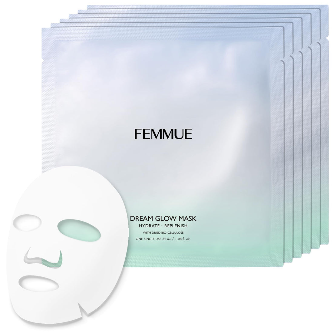 FEMMUE Dream Glow Mask Hydrating Face Pack 32ml x 6 Sheets