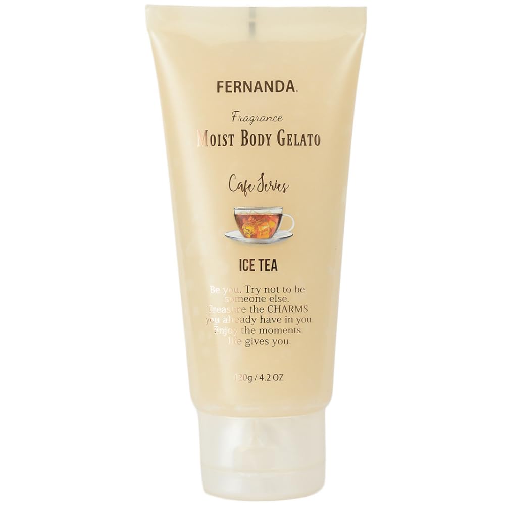 FERNANDA Moist Body Gelato Ice Tea 120g for Hydrating Skin