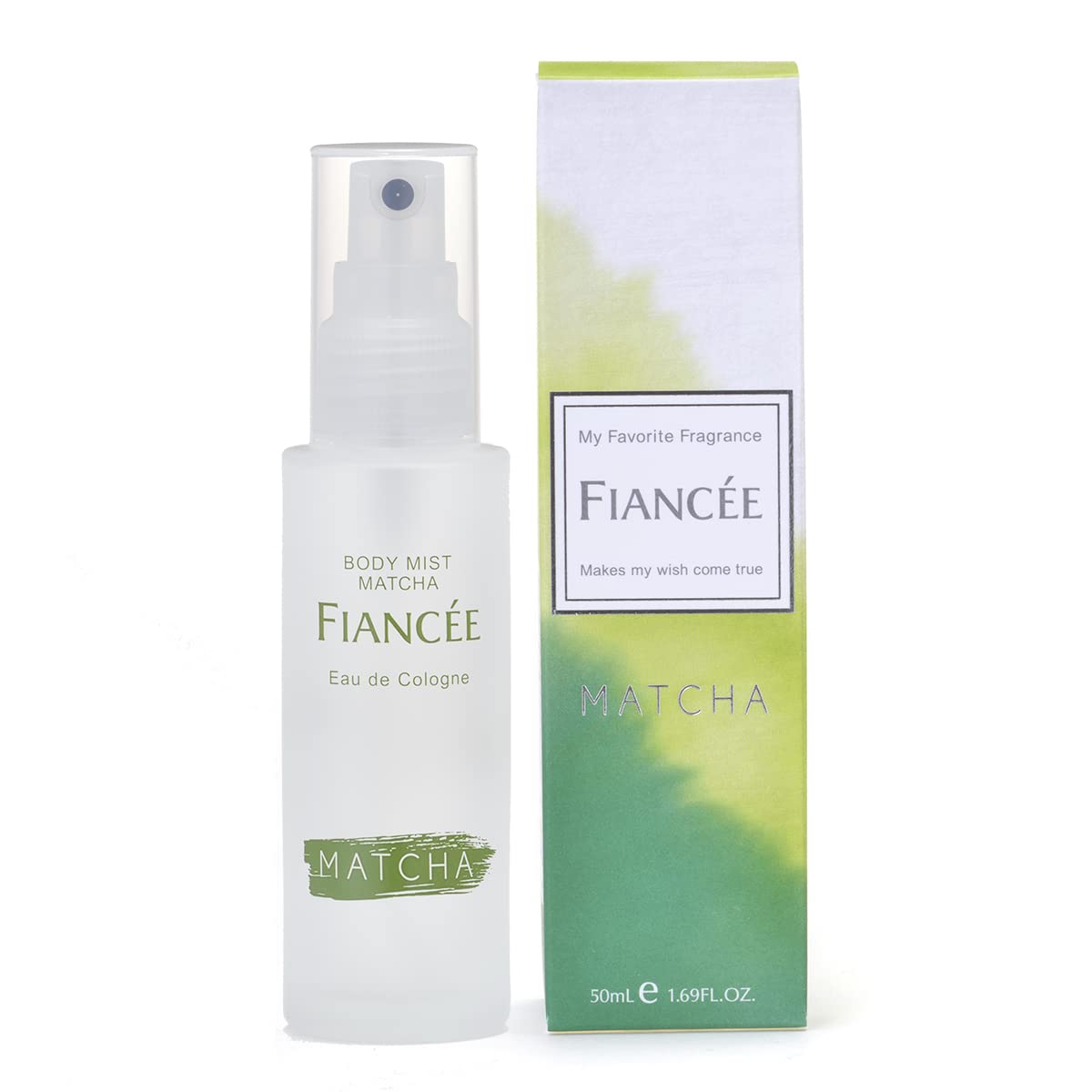 FIANCEE Body Mist Matcha Scent 50ml Refreshing Fragrance