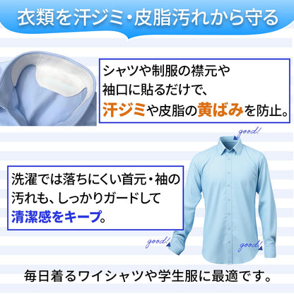 Fioliella Sweat Pads for Shirts 60 Count for Daily Sweat Protection