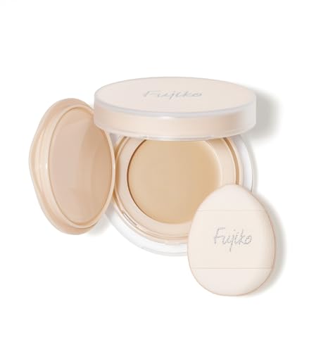 Fujiko Touch-Up Pact Light Beige Foundation 4.5g for Quick Touch-Ups