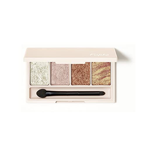 Fujiko Shimmer Eyeshadow Palette with Usable Shades 5.5g