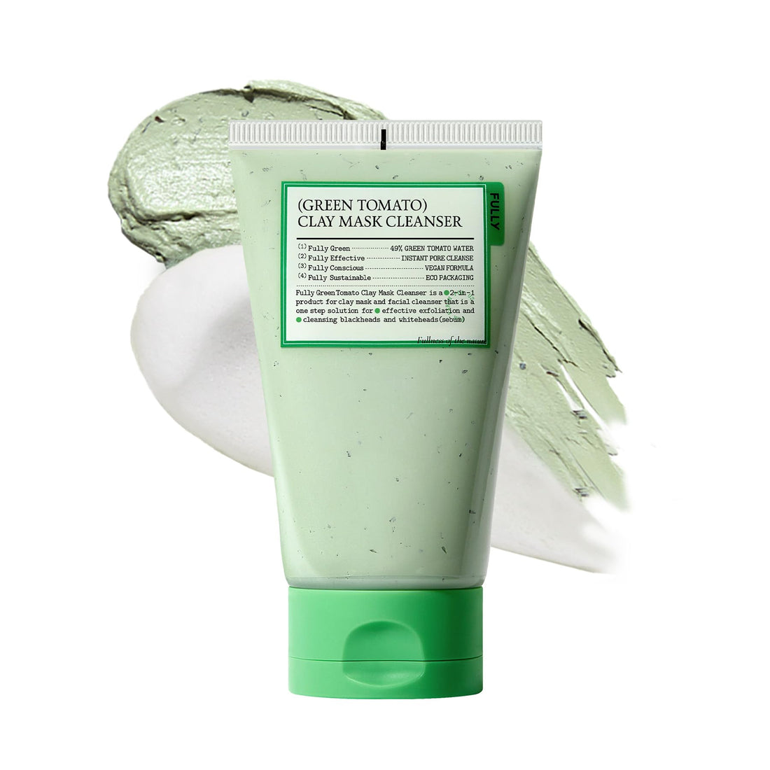 FULLY Clay Mask Cleanser 120ml for Deep Cleansing and Hydration