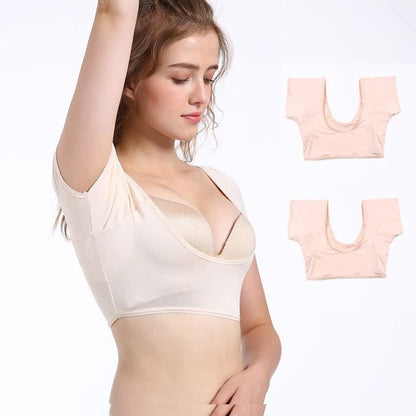 FUNGGORD Sweat-Absorbing Innerwear Set for Women with Underarm Pads