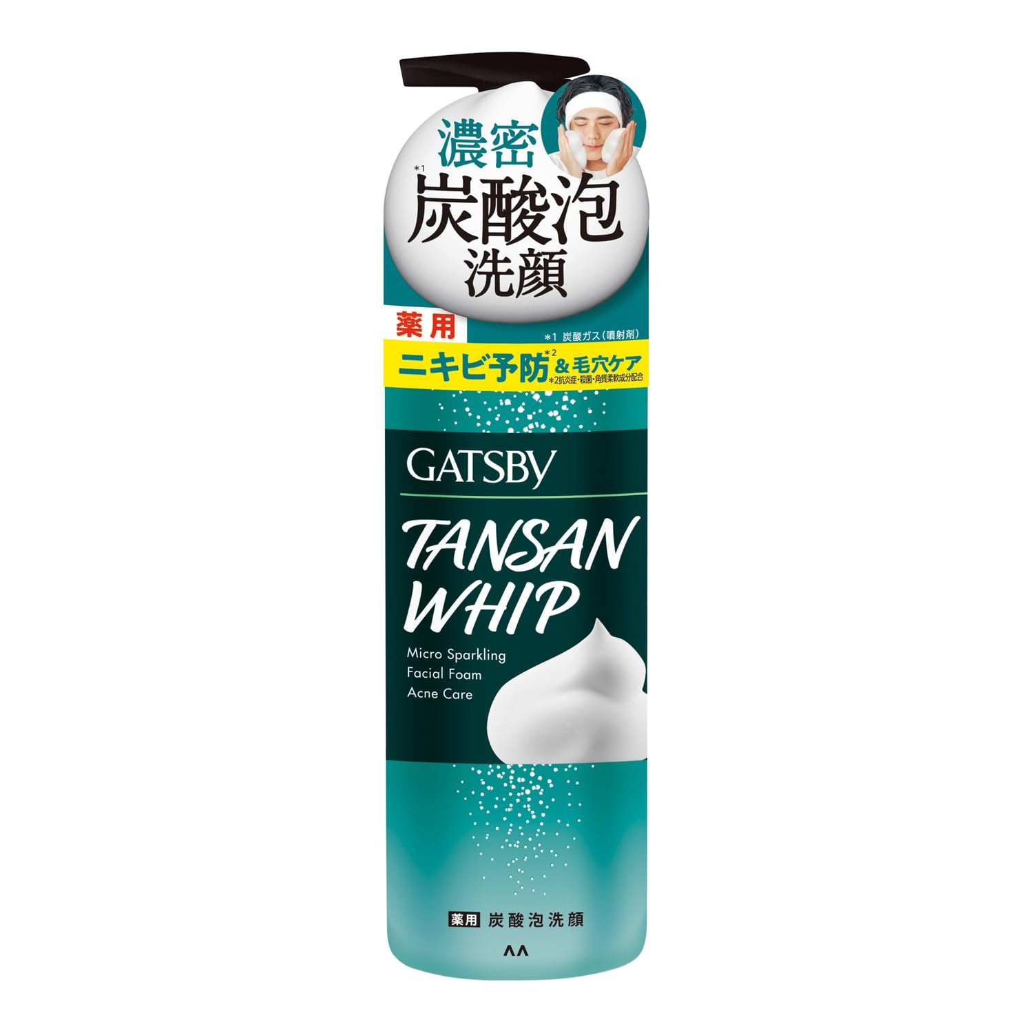 GATSBY Micro Sparkling Foam Cleanser Acne Care [Men&