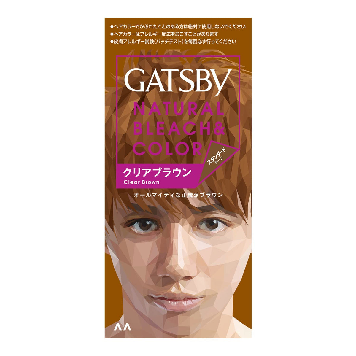 GATSBY Natural Bleach Color Clear Brown Hair Treatment 1 Piece