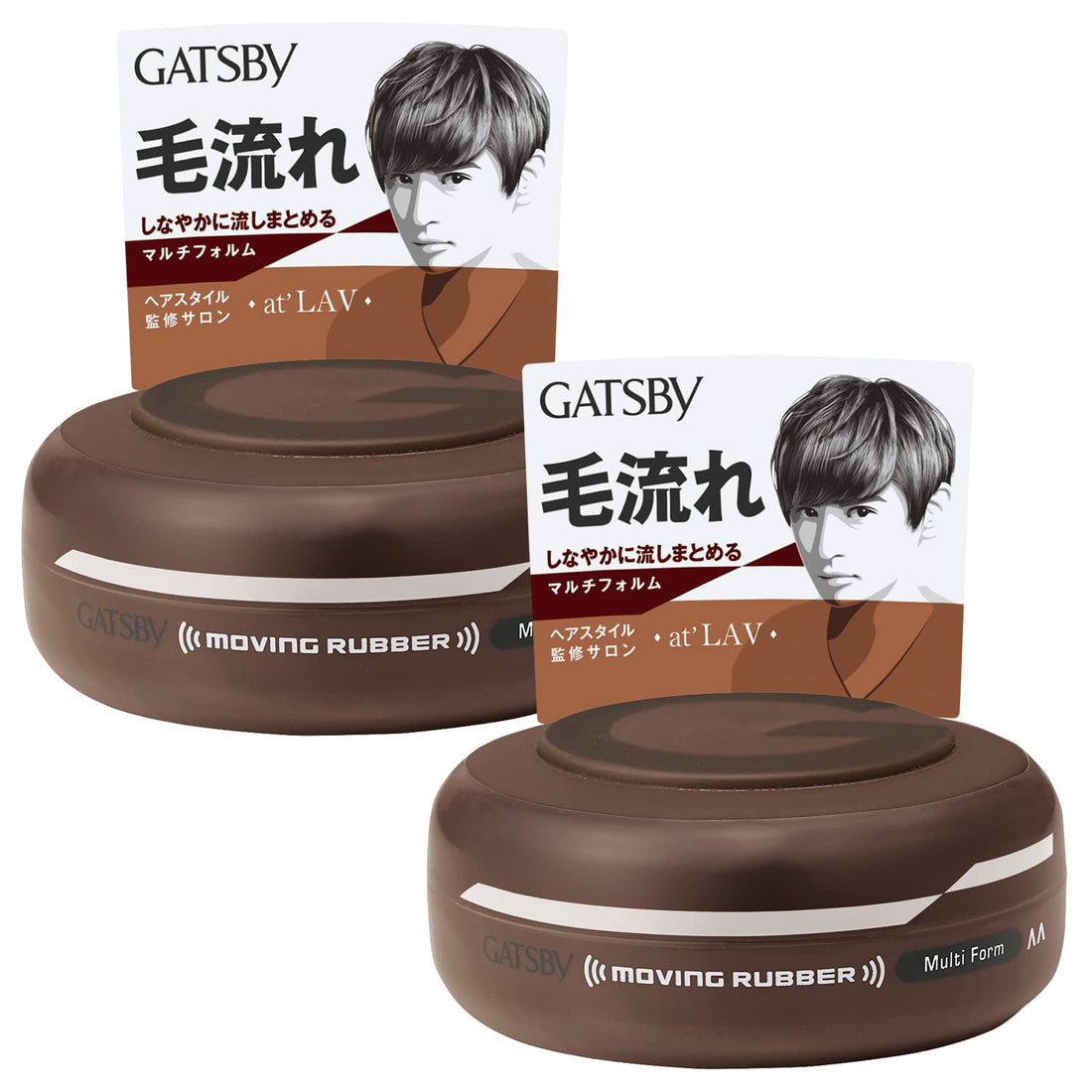 GATSBY Moving Rubber Multi-Form Hair Wax 80g Set