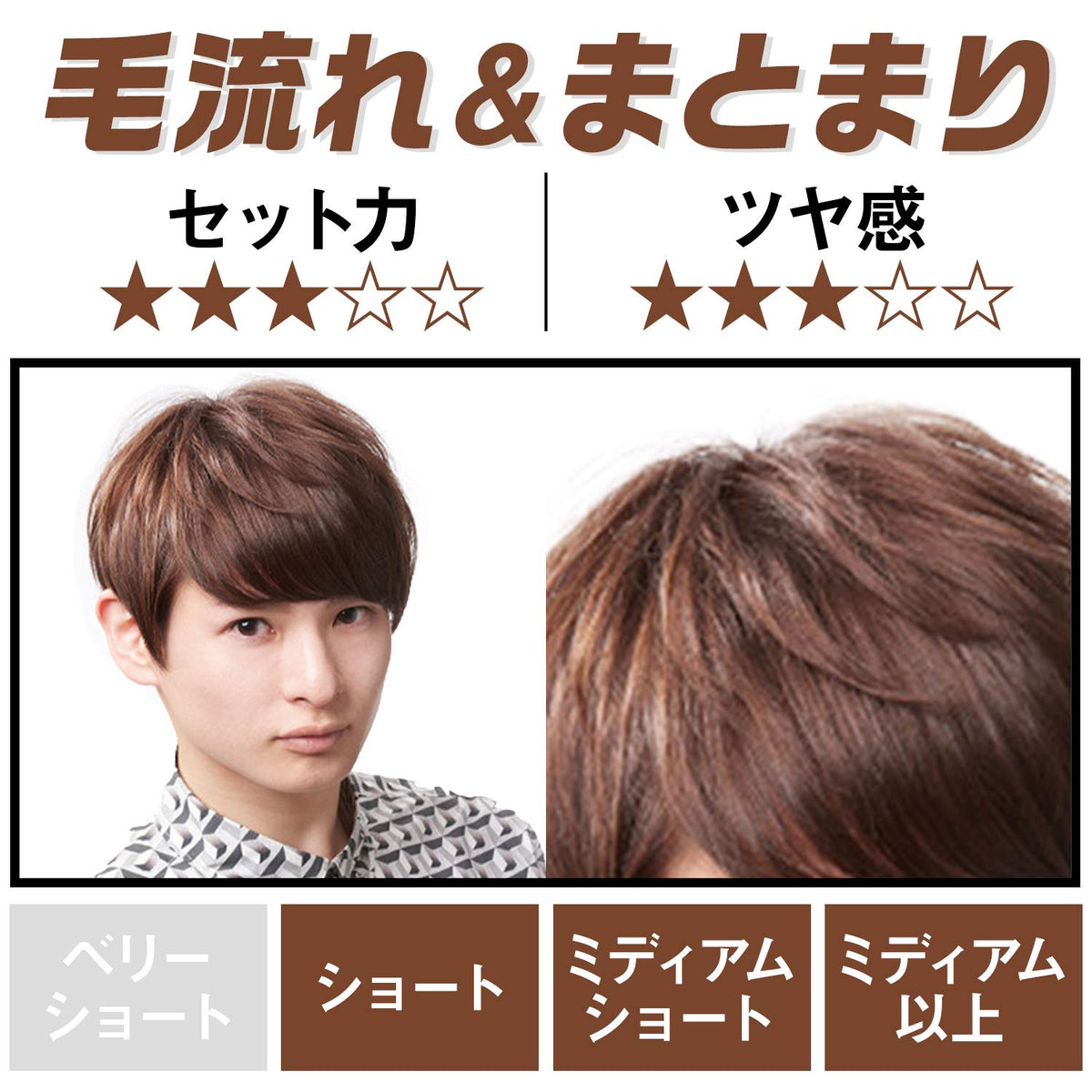 GATSBY Moving Rubber Multi-Form Hair Wax 80g Set