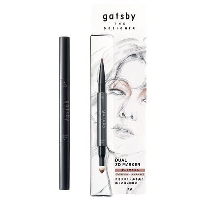 gatsby THE DESIGNER Dual 3D Marker Dark Brown for Men&
