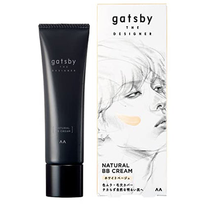 gatsby THE DESIGNER Natural BB Cream White Beige for Oily Skin