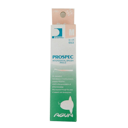 GC Interdental Brush Angle Aqua M 4 Pack for Effective Cleaning