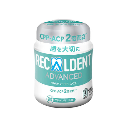 GC Recaldent Gum Green Mint Flavor 140g Bottle 140 grams (x 1)