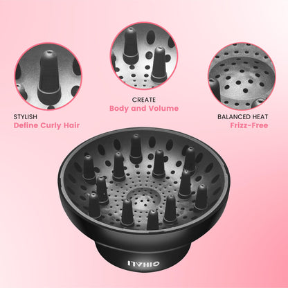 Gihali Universal Hair Diffuser Super Sturdy for Natural Curls and Waves