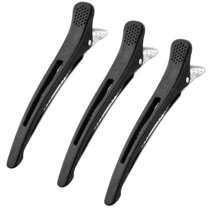 Giitoo Hair Clips for Men Non-Marking 3 Pack Black