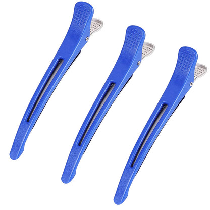 Giitoo Professional Hair Clips with Non-Slip Rubber Grip, 3 Pack