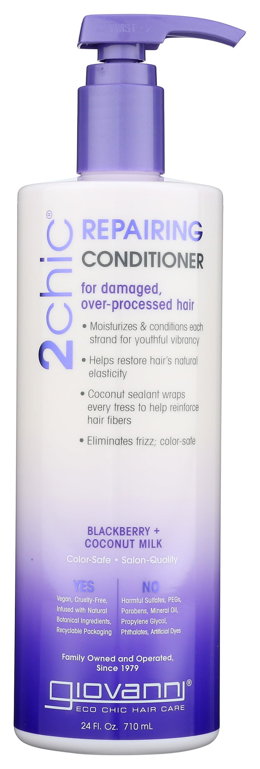 Giovanni 2chic Damage Conditioner Big Bottle 710mL for Hair Care